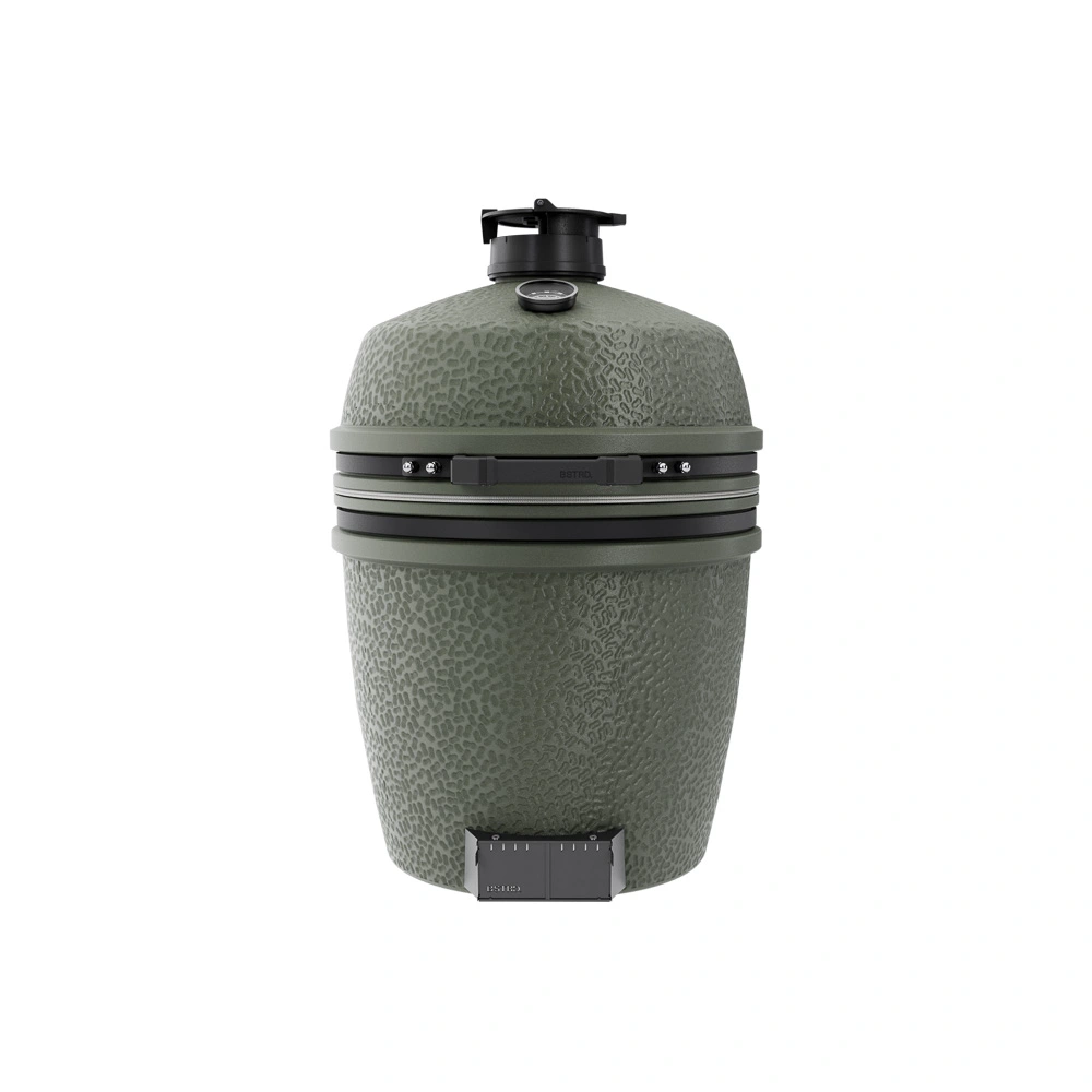 Velký keramický kamado gril bastard 49 cm zelený pro vestavbu BSTRD PRO Large Solo Alpine Green