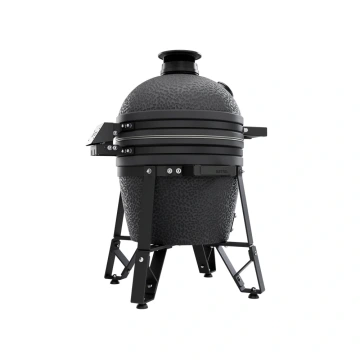 Kompaktní keramický kamado gril bastard 34 cm matný grafit BSTRD Compact Graphite stolní s podstavcem