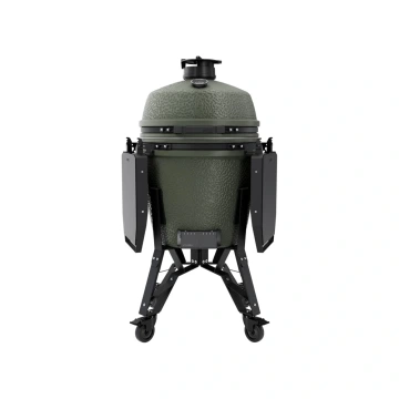 Velký keramický kamado gril bastard 49 cm zelený BSTRD PRO Large Solo Alpine Green kompletní s podvozkem a stolky