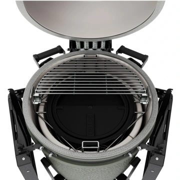 Velký keramický kamado gril bastard 49 cm zelený BSTRD PRO Large Solo Alpine Green kompletní s podvozkem a stolky