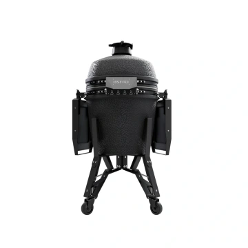 Velký keramický kamado gril bastard 49 cm grafitový BSTRD PRO Large Solo Graphite kompletní s podvozkem a stolky